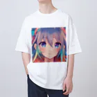 samefudeのAI美少女コレクション オーバーサイズTシャツ