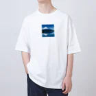 YASU1の湖に反射する富士山 オーバーサイズTシャツ