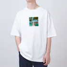 Totally-Fascinatingのモルディブビーチバンガロー Oversized T-Shirt