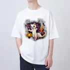 BENNY’S SHOPの化け猫さん オーバーサイズTシャツ