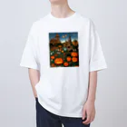 waffle2000のハロウィン風景 Oversized T-Shirt