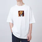 DJシャークのドット絵ライオン Oversized T-Shirt