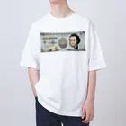 radio-bankのあなたも暗号資産資産を持とう!坂本龍馬バージョン Oversized T-Shirt