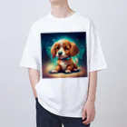 春乃遊羽アイディアイラストショップの可愛い犬のイラスト Oversized T-Shirt