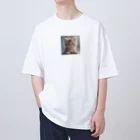 アルタイルの可愛い仔猫のイラストグッズ Oversized T-Shirt