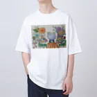 suuのカラフルかえる Oversized T-Shirt