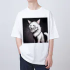 ラッキーマウンテンのWhite CAT オーバーサイズTシャツ