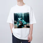 人魚の夢の新種発見ヤドクガエル Oversized T-Shirt