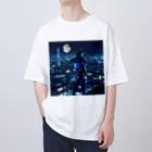 桜ですの月夜侍 Oversized T-Shirt