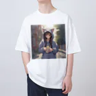 可愛いは正義！のネコミミパーカー　jk イラスト　 Oversized T-Shirt