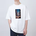 AI職人👨‍🏭のAI「ディストピアに希望の光」 Oversized T-Shirt