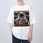 宇宙開発デザイン科の宇宙飛行士のバーテンダー Oversized T-Shirt