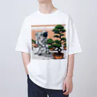 宇宙開発デザイン科のスペース盆栽 Oversized T-Shirt