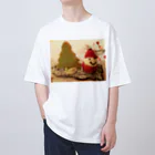 フリーダムのくりすます Oversized T-Shirt