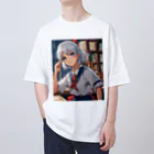 ワンダーワールド・ワンストップのかわいい日本人制服学生 オーバーサイズTシャツ