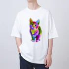 フリーウェイ(株式会社)の猫のイラストグッズ Oversized T-Shirt