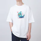 終わらない夢🌈の幸せの青いインコちゃん💞 Oversized T-Shirt