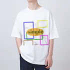 saleshuのsimple オーバーサイズTシャツ