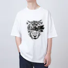 シャシャキオリジナルの脱走中の虎さん Oversized T-Shirt