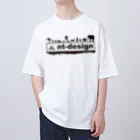 nt-designの『nt-design』ロゴ Oversized T-Shirt