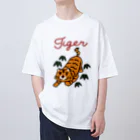 スポーツやら猫やら色々あるお店。のタイガータイガー Oversized T-Shirt