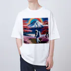 宇宙開発デザイン科の日本という星 Oversized T-Shirt