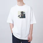 yukikinoの侍ドクロ オーバーサイズTシャツ