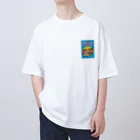 アシタモのりすちゃんとなめくじちゃんのライフハックじゅつ表紙デザイン Oversized T-Shirt