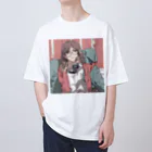 mofu mofu309のSpotify Love Oversized T-Shirt