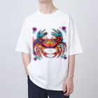 ぐっさんの気まぐれショップのカニのデザイン Oversized T-Shirt