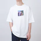 まにもにの雪国の男の子 オーバーサイズTシャツ