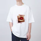 s-d-rr-jsの"Silk Lips" オーバーサイズTシャツ
