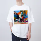 Masaseki01のアートシティ Oversized T-Shirt