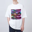 Kumamanのオーロラシルク Oversized T-Shirt