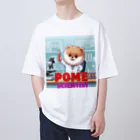 Pom-Dog'sのポメサイエンティスト Oversized T-Shirt