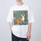 pinetreeの柴犬２ オーバーサイズTシャツ