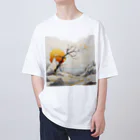 自然たいの金継ぎ；木 Oversized T-Shirt