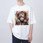 Jake-Hokkaido のJK-005 Pierrot girl オーバーサイズTシャツ