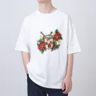 Shou3s-Storeのおちむしゃ Xmas ver Oversized T-Shirt