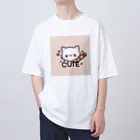 mini_asuのCut 猫 Oversized T-Shirt