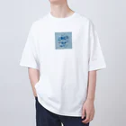 Blue: ユニークな雑貨の宝庫の青のアート Oversized T-Shirt