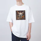 REDダンディーのイッヌアート Oversized T-Shirt