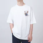 BaRiのウーパールーパーショップ定員 Oversized T-Shirt