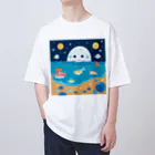 dou-douの宇宙と海の仲間たち オーバーサイズTシャツ