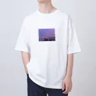 玉手箱の南国の冬空 オーバーサイズTシャツ