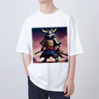 Zamurai【侍-samurai-】アートのZamurai【甲冑】ディフォルメ オーバーサイズTシャツ