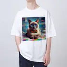 ニャーちゃんショップのトレーダーキャット オーバーサイズTシャツ