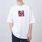 茉莉花の近未来の戦闘員ロボット Oversized T-Shirt