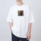shuntanponのHIPHOP オーバーサイズTシャツ