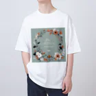 the blue seasonの豊かさの輪 オーバーサイズTシャツ